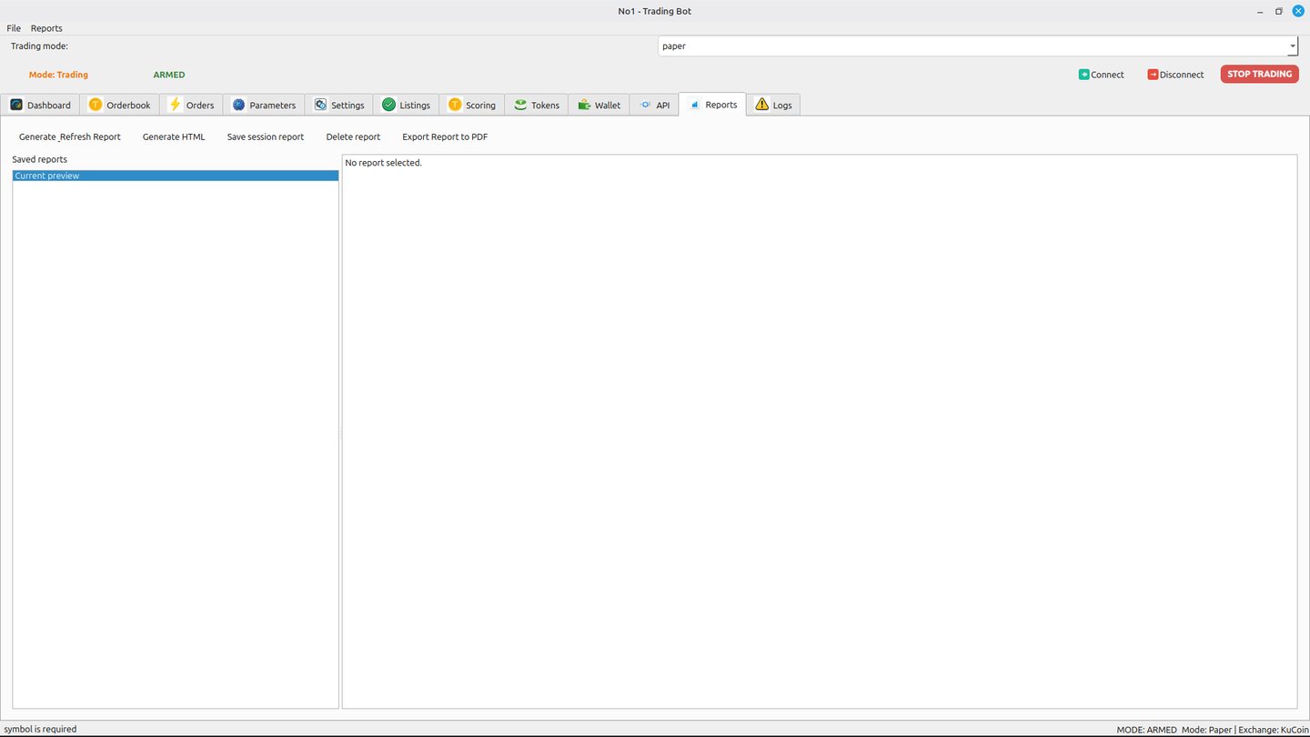 Reports screenshot